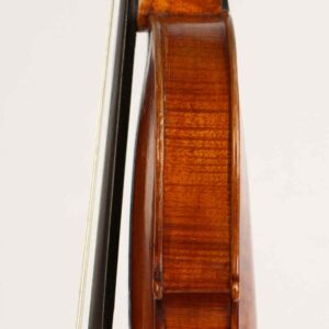 Old violin, labeled Tomaso Eberle fecit Nap. 1790