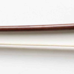 Old double bass bow stamped Emile Ouchard