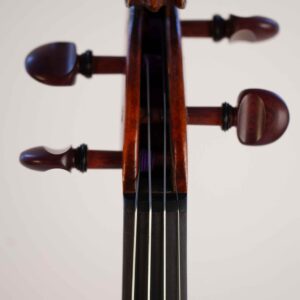 Old violin, labeled Joseph Dall' Aglio fecit Mantuae anno 1820.