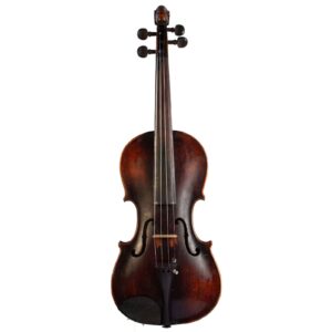Old violin labeled Sczegedin Ballatam